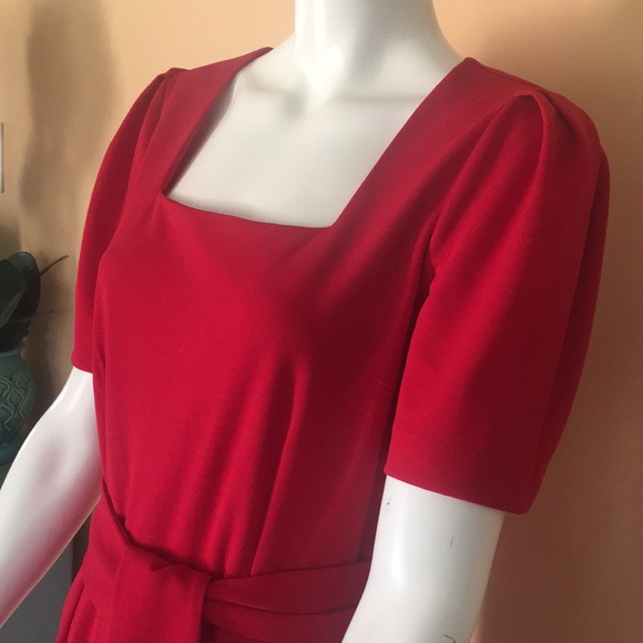 Alex Marie red short sleeves, square neck  Jumpsuit/Romper square neck size S - Picture 11 of 14